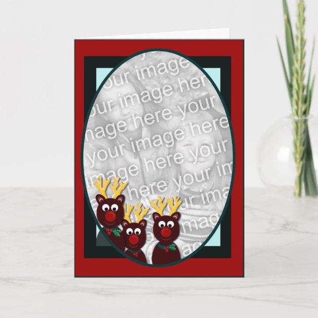 Cartes Pour Fêtes Annuelles Famille (Devant)