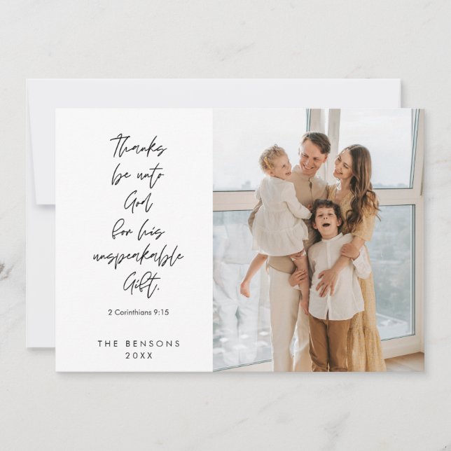 Cartes Pour Fêtes Annuelles Famille Chrétienne, Joyeux Noël, Religieux, Photo  (Devant)