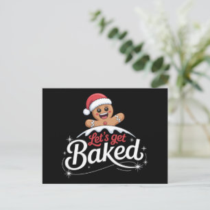 Cartes Pour Fêtes Annuelles Famille de bonhomme en pain d'épices de Noël Allon