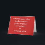 Cartes Pour Fêtes Annuelles Famille de l'humour sarcastique de vacances<br><div class="desc">La carte de vacances sarcastique parfaite pour les familles sarcastiques de toute conviction religieuse ! (100 % de TOUS LES PROFITS sont versés à la Fondation de recherche sur le cancer du sein)</div>