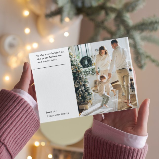 Cartes Pour Fêtes Annuelles Famille de photos de Noël | Joyeuses fêtes (Créateur téléchargé)