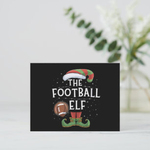 Cartes Pour Fêtes Annuelles Famille des elfes américains de football