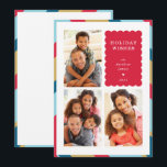 Cartes Pour Fêtes Annuelles FAMILLE MULTI PHOTO moderne minimaliste frontière<br><div class="desc">par kat massard >>> WWW.SIMPLYSWEETPAPERIE.COM<<< An elegant card design featuring quote that you can change yourself! White geometric border on the backside, giving you the opportunity to handwrite a personal message or place a full portrait photo. NOTE >> Contactez-moi kat@simplysweetpaperie.com si vous avez besoin d'aide pour redimensionner vos photos à...</div>