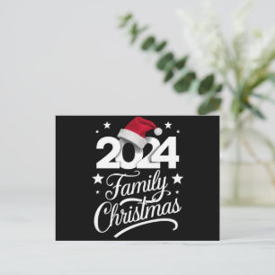 Cartes Pour Fêtes Annuelles Famille Noël 2024 Correspondant Pyjama Père Noël