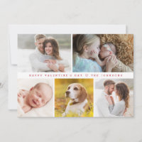 Famille personnalisée Heureuse Sainte-Valentin mod