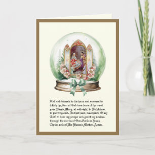 Cartes Pour Fêtes Annuelles Famille Sainte Religieuse St. Andrew Neuvaine Noël