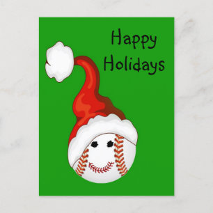 Cartes Pour Fêtes Annuelles Fans de baseball Noël