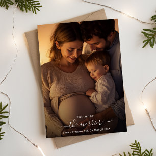 Cartes Pour Fêtes Annuelles Fantasie Script Noël Plus on est de fous, plus on