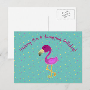 Cartes Pour Fêtes Annuelles Fantastique Flamingo
