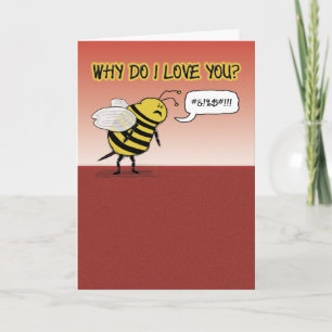 Cartes Pour Fêtes Annuelles Fantastique Saint Valentin : Just Bee Cuss