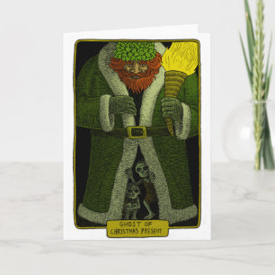 Cartes Pour Fêtes Annuelles fantôme de cadeau de Noël