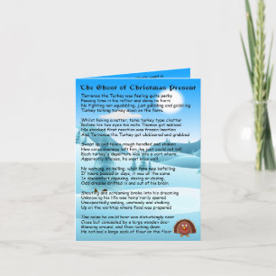 Cartes Pour Fêtes Annuelles Fantôme de Noël présent