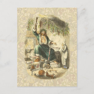 Cartes Pour Fêtes Annuelles Fantôme de Noël Présent Scrooge