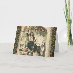 Cartes Pour Fêtes Annuelles Fantôme de Noël Présent Scrooge