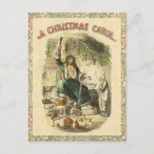 Cartes Pour Fêtes Annuelles Fantôme de Noël Présent Scrooge
