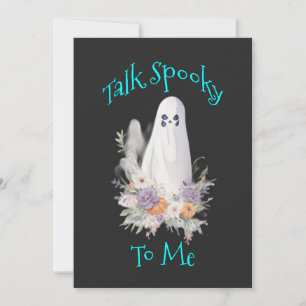 Cartes Pour Fêtes Annuelles Fantôme de Spectre Murmurant