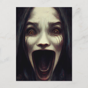 Cartes Pour Fêtes Annuelles fantôme déplaisant Halloween 2022