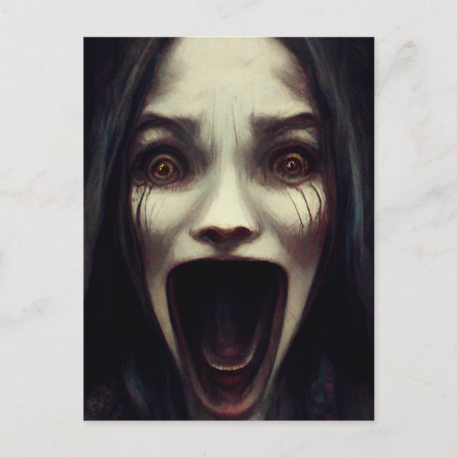 Cartes Pour Fêtes Annuelles fantôme déplaisant Halloween 2022 (Devant)