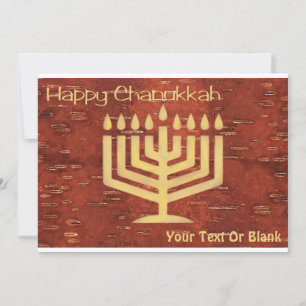 Cartes Pour Fêtes Annuelles Far North Chanukkah - écorce de Birch Intérieur