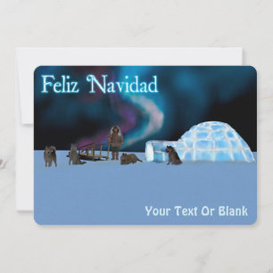 Cartes Pour Fêtes Annuelles Far North Christmas - Feliz Navidad