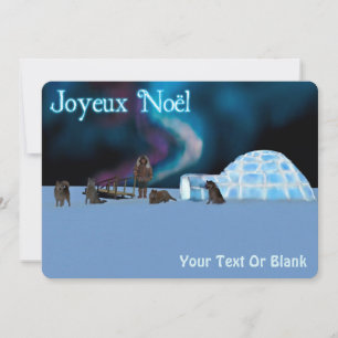 Cartes Pour Fêtes Annuelles Far North Christmas - Joyeux Noё l
