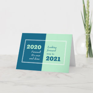 Cartes Pour Fêtes Annuelles FAREWELL 2020   Perspectives   Nouvel An   2021