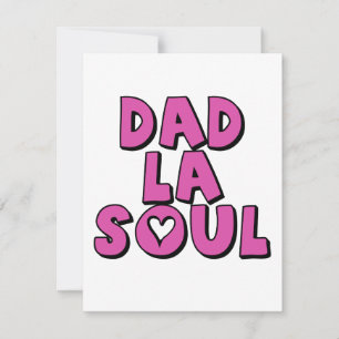 Cartes Pour Fêtes Annuelles Fathers Day Gift Dad La Soul Hip Hop Rap
