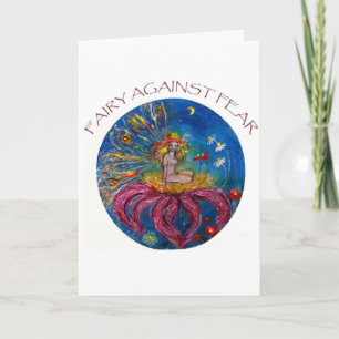 CARTES POUR FÊTES ANNUELLES FÉE CONTRE LA PEUR