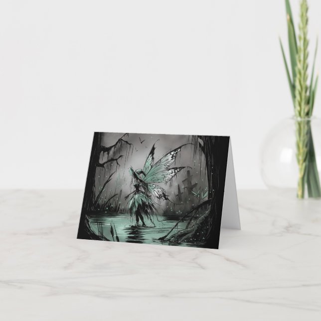 Cartes Pour Fêtes Annuelles Fée de marais (Devant)