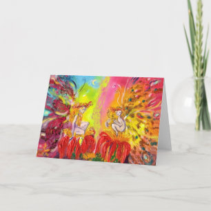 CARTES POUR FÊTES ANNUELLES FÉES DE L'AUBE