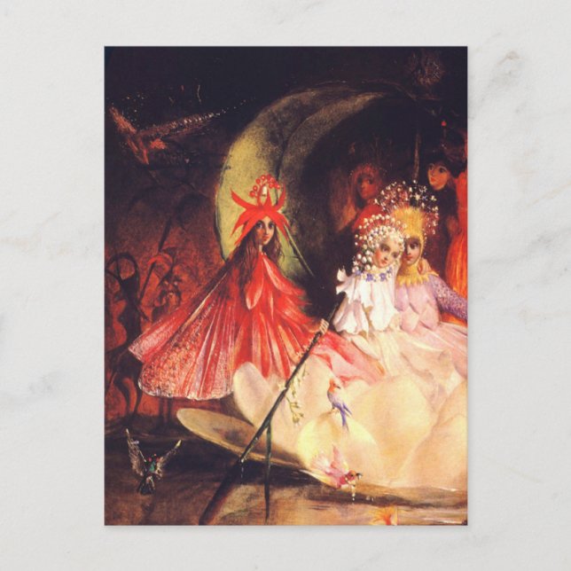 Cartes Pour Fêtes Annuelles Fées d'été (Devant)