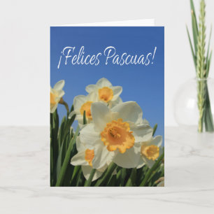 Cartes Pour Fêtes Annuelles Felices Pascuas espagnol Joyeux Pâques