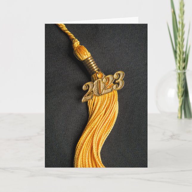 Cartes Pour Fêtes Annuelles Félicitations Graduate Class of 2023 Tassel (Devant)