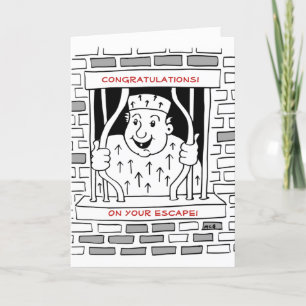 Cartes Pour Fêtes Annuelles Félicitations pour le départ d'évasion