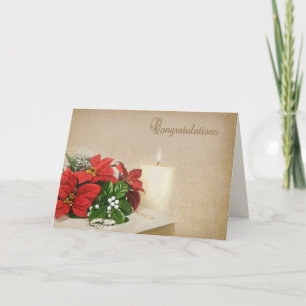 Cartes Pour Fêtes Annuelles Félicitations pour le mariage de Noël
