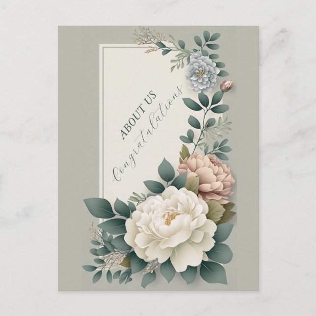 Cartes Pour Fêtes Annuelles Félicitations POUR NOUS (Devant)