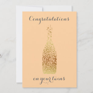 Cartes Pour Fêtes Annuelles Félicitations pour vos jumeaux