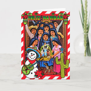 Cartes Pour Fêtes Annuelles Feliz Navidad