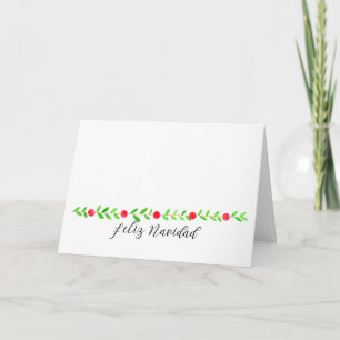 Cartes Pour Fêtes Annuelles Feliz Navidad
