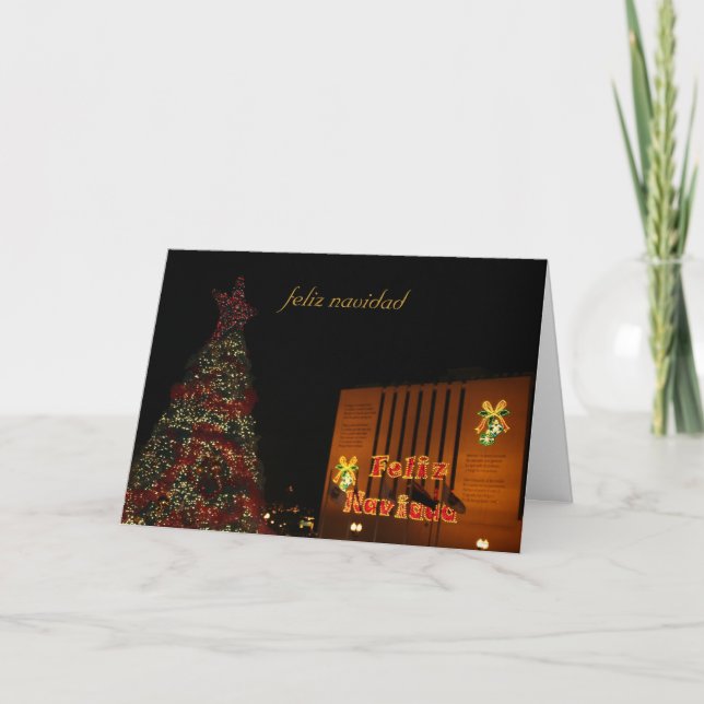 Cartes Pour Fêtes Annuelles Feliz navidad (Devant)