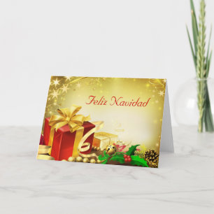 Cartes Pour Fêtes Annuelles Feliz Navidad