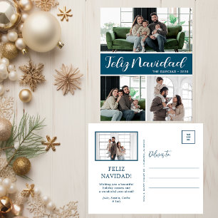 Cartes Pour Fêtes Annuelles Feliz Navidad 4 Photo