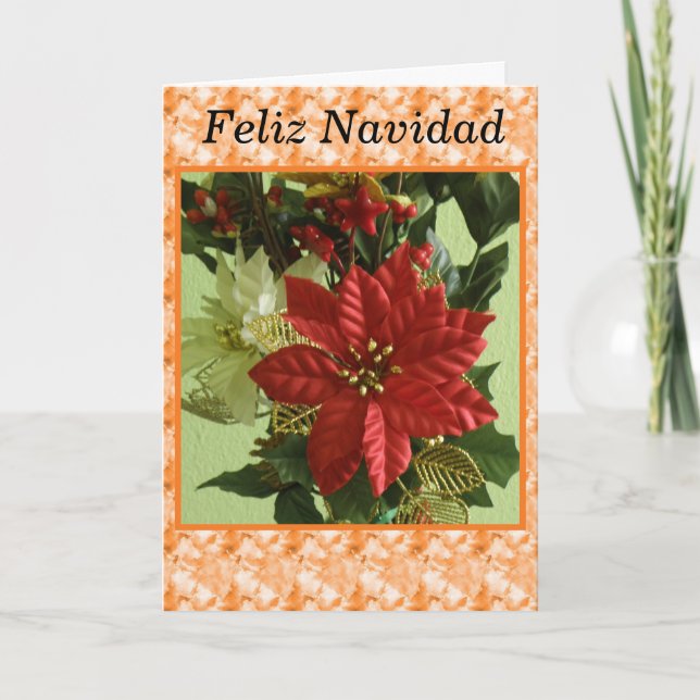 Cartes Pour Fêtes Annuelles Feliz Navidad/8 (Devant)