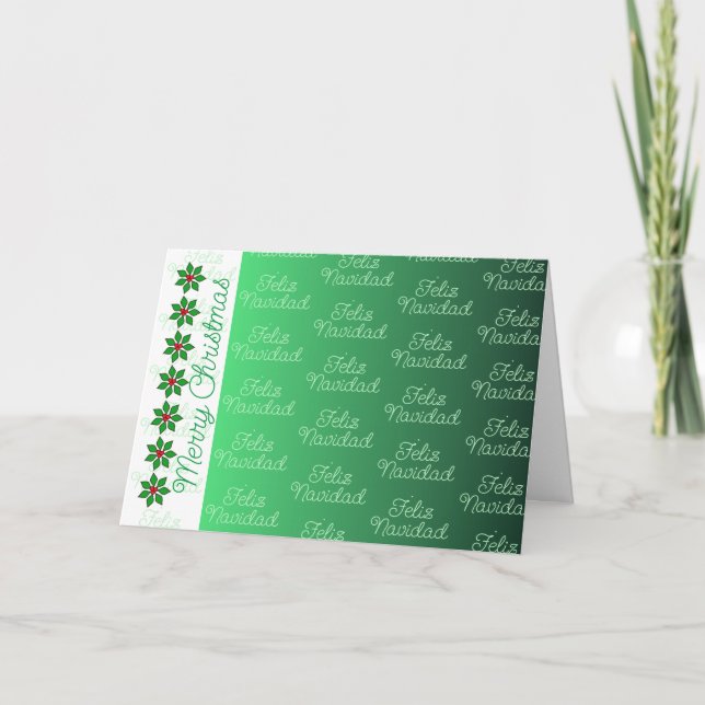 Cartes Pour Fêtes Annuelles Feliz Navidad Christmas (Devant)