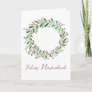 Cartes Pour Fêtes Annuelles Feliz Navidad, Noël espagnol