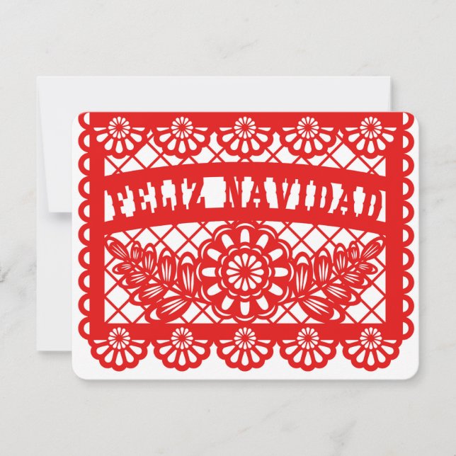 Cartes Pour Fêtes Annuelles Feliz Navidad Papado (Devant)