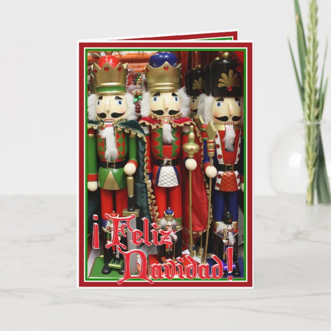 Cartes Pour Fêtes Annuelles Feliz Navidad - Trois Sages Crackers (Devant)