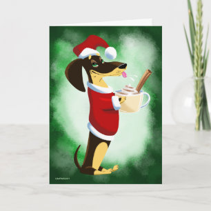 Cartes Pour Fêtes Annuelles FELIZ NOGGY DOG par Jeff Willis Art