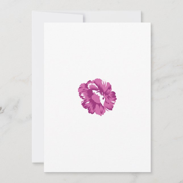 Cartes Pour Fêtes Annuelles Féminin, Magenta Pâle, Santé Royale (Devant)