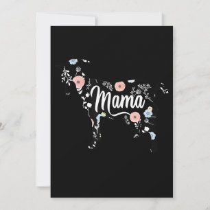 Cartes Pour Fêtes Annuelles Femme Mama Chèvre Floral Maman Lover Mor Grand-mèr